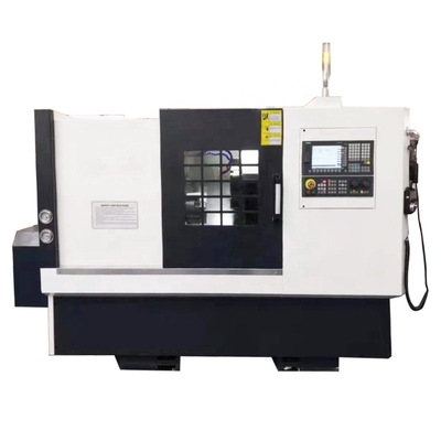 Neues Metall liegen Drehendrehbankmaschine Bett CNC schräg