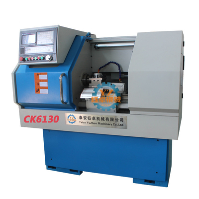 Flachbett Chinas kleine Cnc-Drehbank-Maschine mit C-Achse für das Metall, das CNC-Drehbank dreht